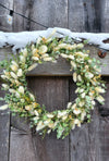 Eucalyptus and Bunnytail Wreath